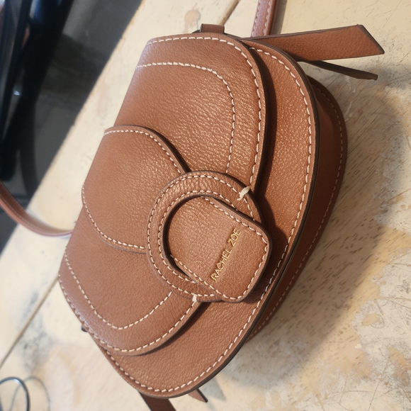 Rachel Zoe Tan Leather Crossbody Bag - Picture 2 of 5